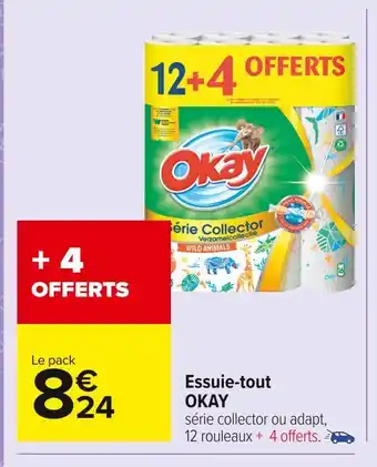 Carrefour Market Okay essuie-tout offre