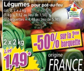 Norma Légumes pour pot-au-feu offre