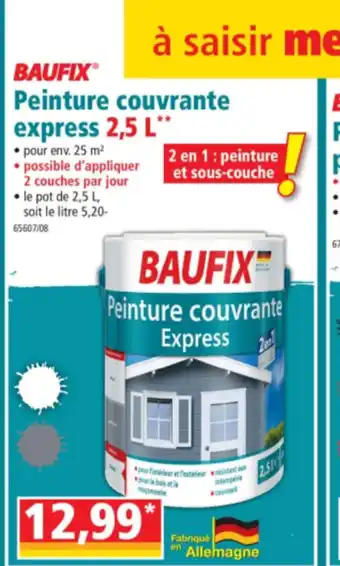 Norma Peinture couvrante express offre