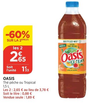 Bi1 Oasis offre