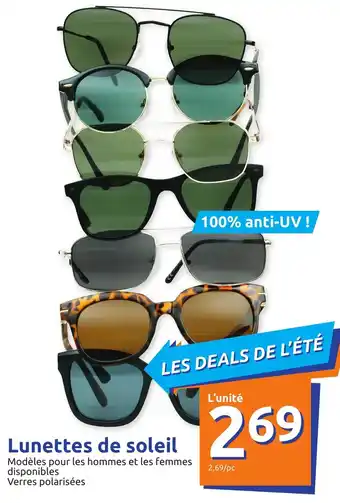 Action Lunettes de soleil offre