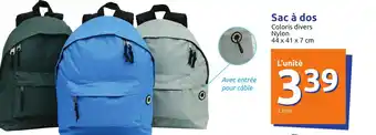 Action Sac à dos offre