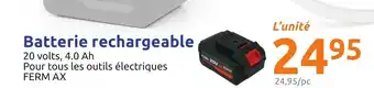 Action Batterie rechargeable offre