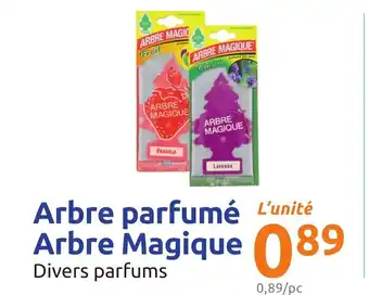 Action Arbre parfumé arbre magique offre