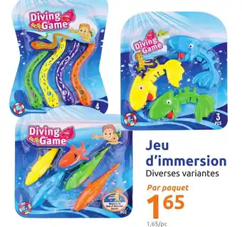 Action Jeu d'immersion offre