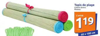 Action Tapis de plage offre