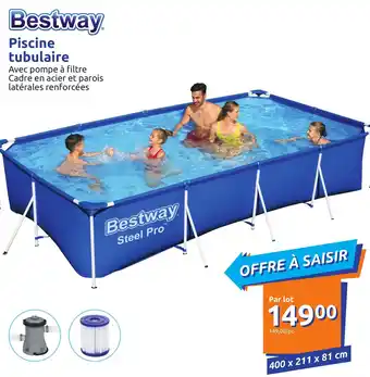Action BESTWAY piscine tubulaire offre