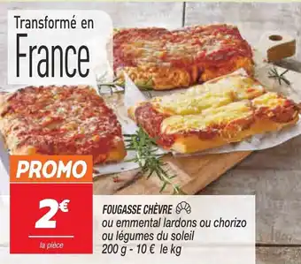Netto Fougasse chèvre offre