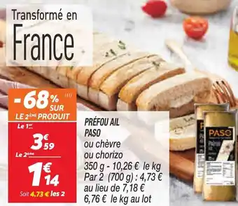 Netto Préfou ail paso offre