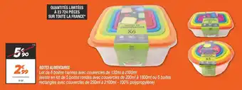 Netto Boites alimentaires offre