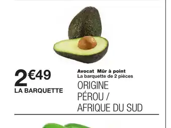 Monoprix Avocat Mûr à Point offre