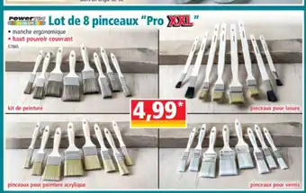 Lot de 8 pinceaux "Pro XXL"