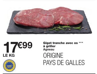 Gigot Tranche Avec Os à Griller