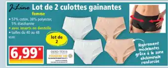 Norma Lot de 2 culottes gainantes offre
