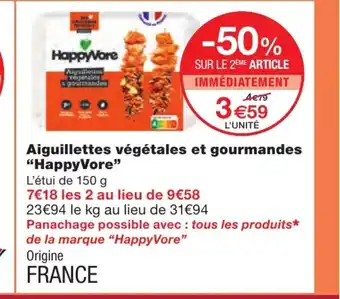 Aiguillettes végétables Et Gourmandes Happy Vore