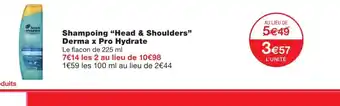 Monoprix Shampoing Head & Shoulders Derma x Pro Hydrate offre