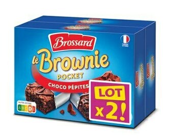Auchan LE BROWNIE POCKET CHOCO PÉPITES offre
