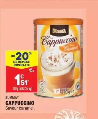 ALDI Summa Cappuccino offre