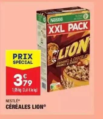 ALDI Céréales Lion Nestlé offre