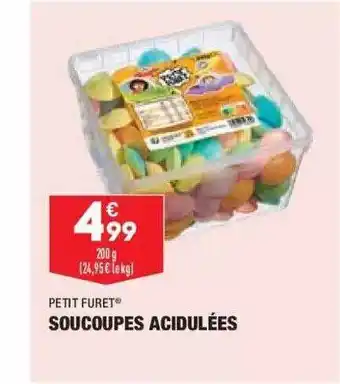 ALDI Soucoupes Acidulées Petit Furet offre
