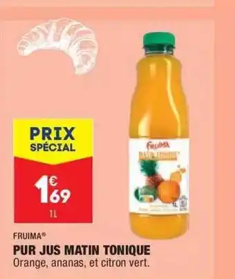 ALDI Pur Jus Matin Tonique Fruima offre