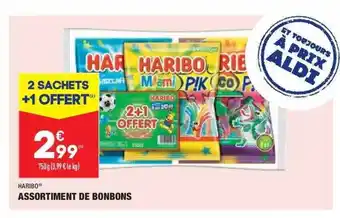 ALDI Assortiment De Bonbons Haribo offre