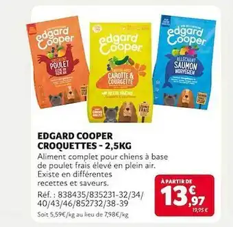 Animalis Edgard Cooper Croquettes offre
