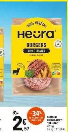 E.Leclerc Burger Originaux offre