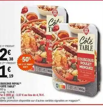 E.Leclerc Couscous Royal offre