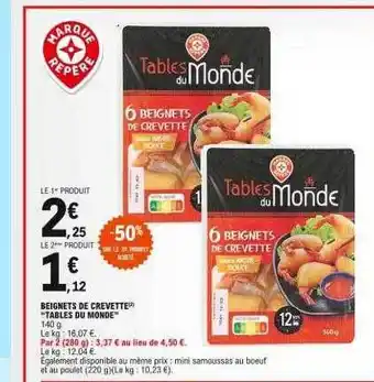 E.Leclerc Beignets De Crevette offre