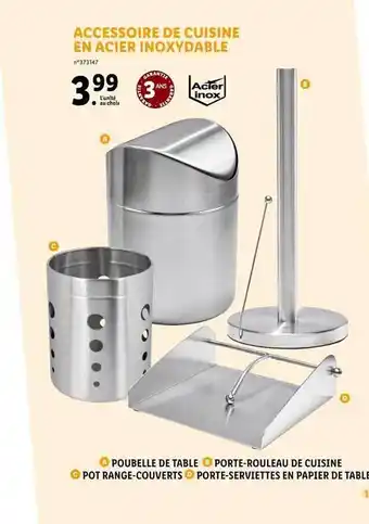 Lidl Accessoire De Cuisine En Acier Inoxydable offre