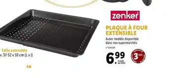 Lidl Plaque à Four Extensible Zenker offre