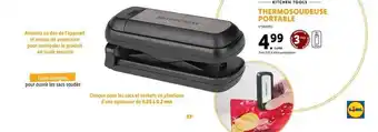 Lidl Thermo Soudeuse Portable Silver Crest offre