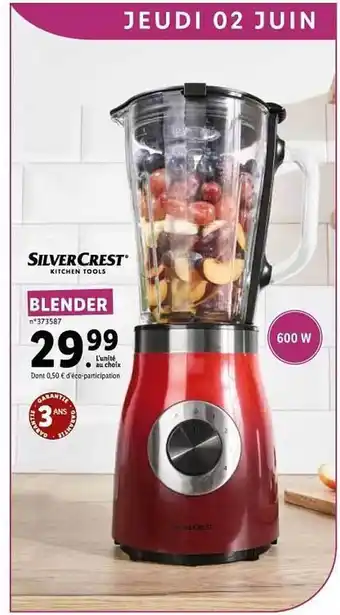 Lidl Blender Silver Crest offre