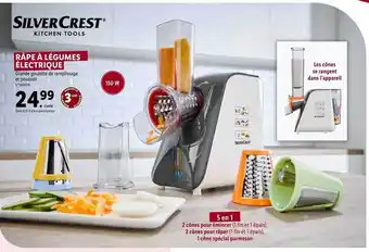 Lidl Râpe à Légumes électrique Silver Crest offre