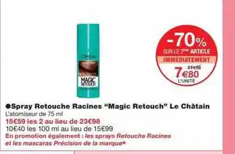 Monoprix Spray Retouch Racines offre