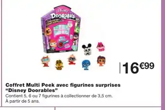Monoprix Coffret Multi Peek Avec Figurines Surprises Disney Doorables offre