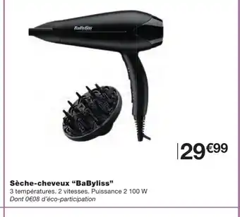 Monoprix Sèche-Cheveux Babyliss offre