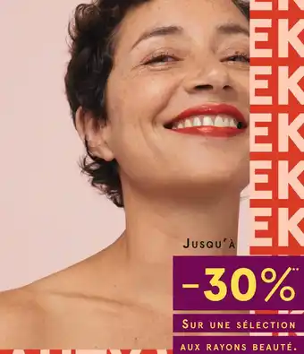 Monoprix Bon plan sur une selection aux rayons beaute offre