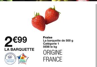 Monoprix Fraise offre