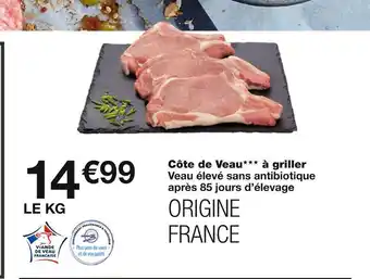 Monoprix Côte de veau à griller offre