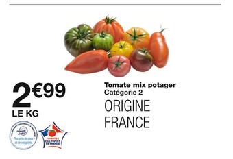 Monoprix Tomate mix potager offre