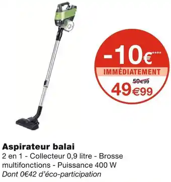 Aspirateur balai