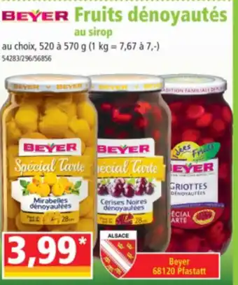 Norma Fruits dénoyautés au sirop offre