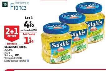 Auchan Salakis en bocal offre