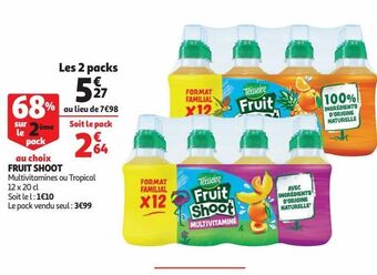 Auchan Fruit shoot offre