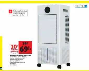 Auchan Rafraîchisseur d´air saneo 2383 offre