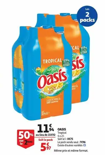 Auchan Oasis offre