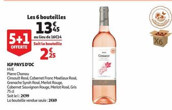 Auchan Igp pays d´oc offre