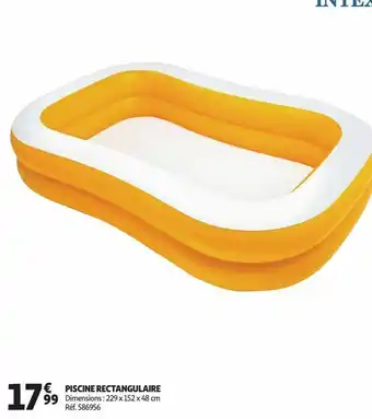 Auchan Piscines rectangulaire offre